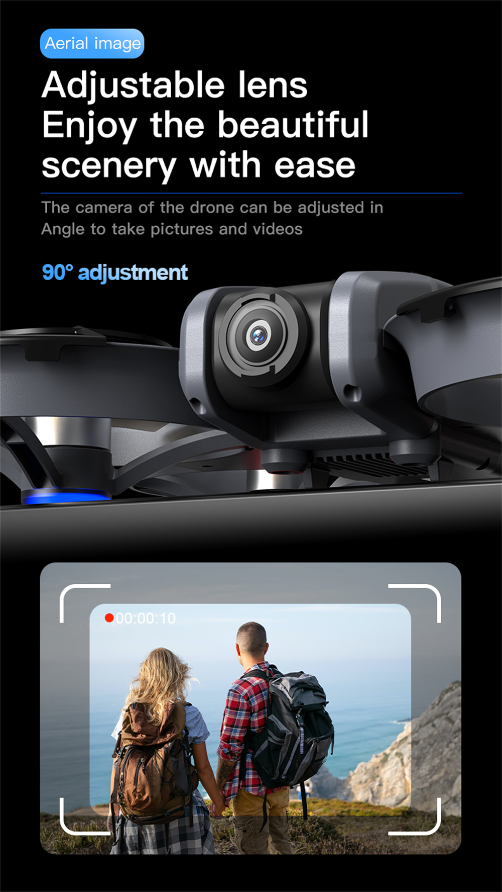 X226 WiFi FPV with Goggles Glasses / 5.9inch LCD Screen Controller HD Dual Camera Electrically Adjustable Optical Flow Hover Circle Protection LED Light Brushless 2.4G 4CH 6-Axis Remote Control Toys RC Drone Quadcopter RTF