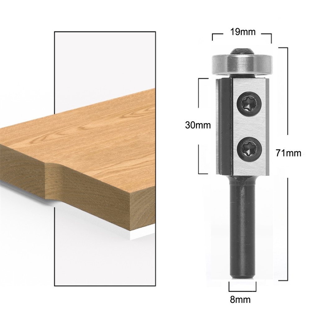 Carbide CNC Router Bit  Dual-Blade Woodworking Milling Cutter for Precision Cuts High-End Durable Design