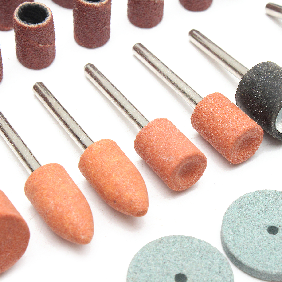 142PCS Abrasives Accessories Abrasive Tools Wood Metal Engraving Electric Rotary Tool Accessory for Dremel Bit Set