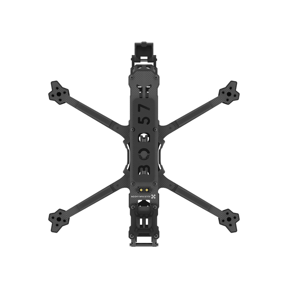 iFlight BOB57 278mm Wheelbase 6 Inch HD Long Range Frames Kit Support DJI O3 Air Unit for Cinematic Freestyle RC FPV Drone