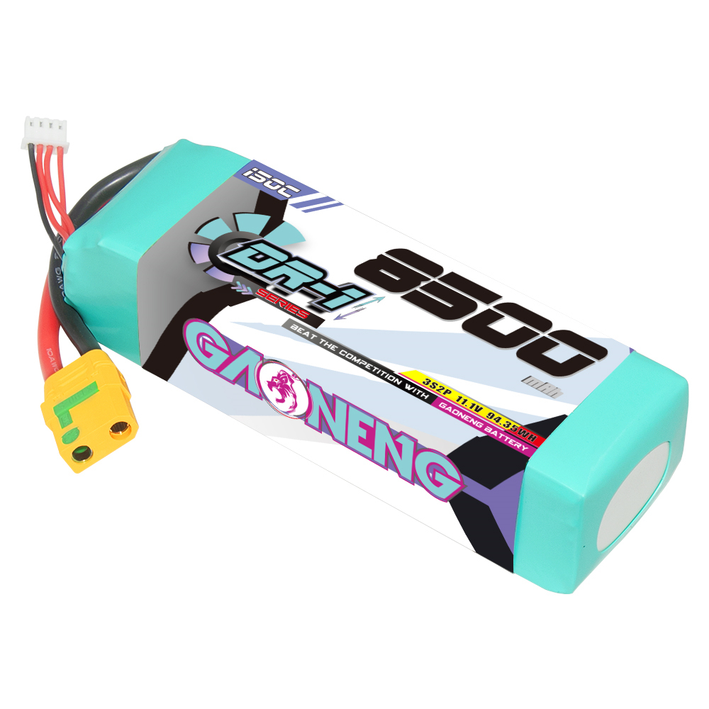 Gaoneng 11.1V 8500mAh 150C 3S LiPo Battery XT90-S / T Plug for 1/8 RC Cars