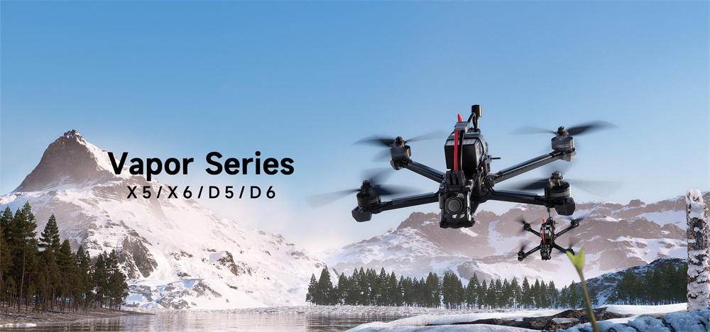 GEPRC Vapor D5 Analog 238.43mm 5 Inch 6S GPS Freestyle FPV Racing Drone PNP BNF with ELRS 2.4G / TBS NanoRX MATEN 5.8G 1.6W VTX