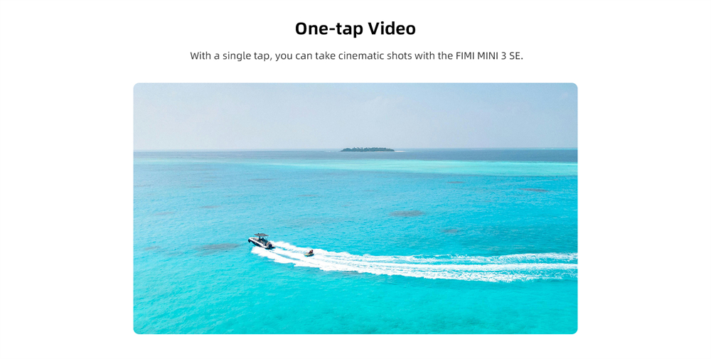 FIMI X8 MINI 3 BNF without Remote Control Battery SoLink 9KM FPV Super Night Video Mode With 4K 60fps 1/2