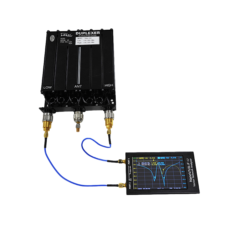 NanoVNA-V2 F 50k-3G Vector Network Analyzer with 4.3inch Display HF VHF UHF Antenna Analyzer