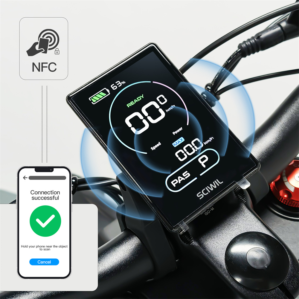 [USA DIRECT] COSWHEEL R19 Electric Bike 72V 40AH 3000W(Peak 6000W) Motor Recommended Top Speed 25KM/H Front Tires: 70/100-19,Rear Tires: 80/100-19 Tire 200KM Max Mileage 120KG Max Load Electric Bicycle