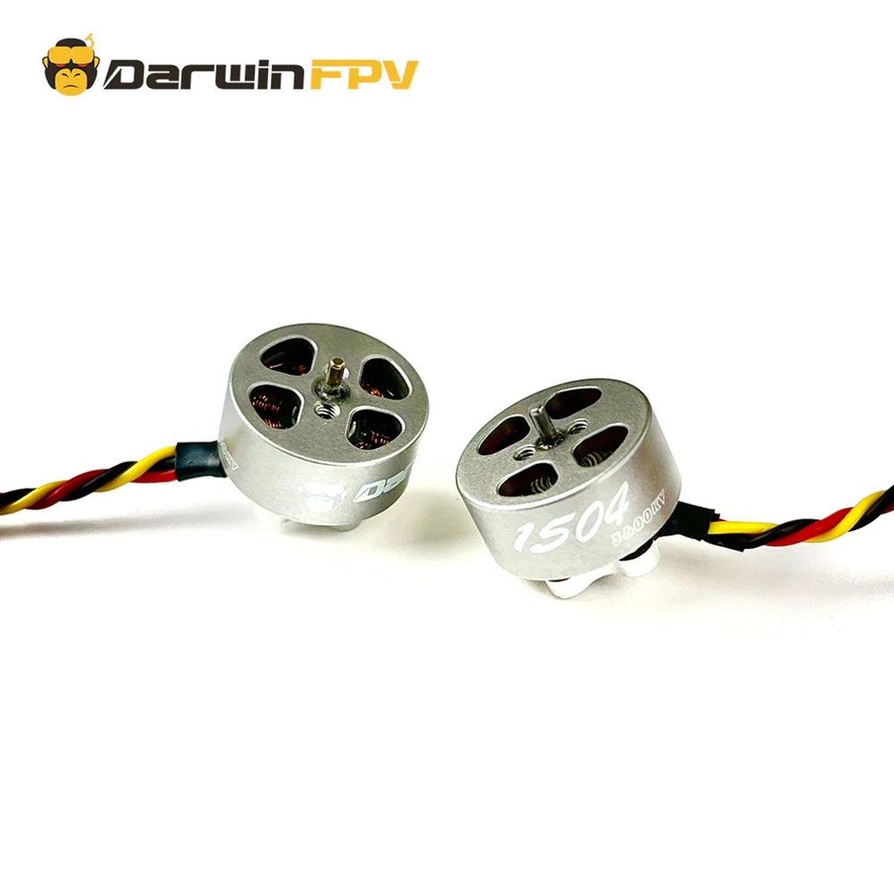 DarwinFPV 1504 2300KV 4-6S / 3600KV 4S Brushless Motor 1.5mm Shaft for CineApe 25 2.5 Inch Whoop 3-4 Inch Toothpick BabyApe II RC Drone FPV Racing