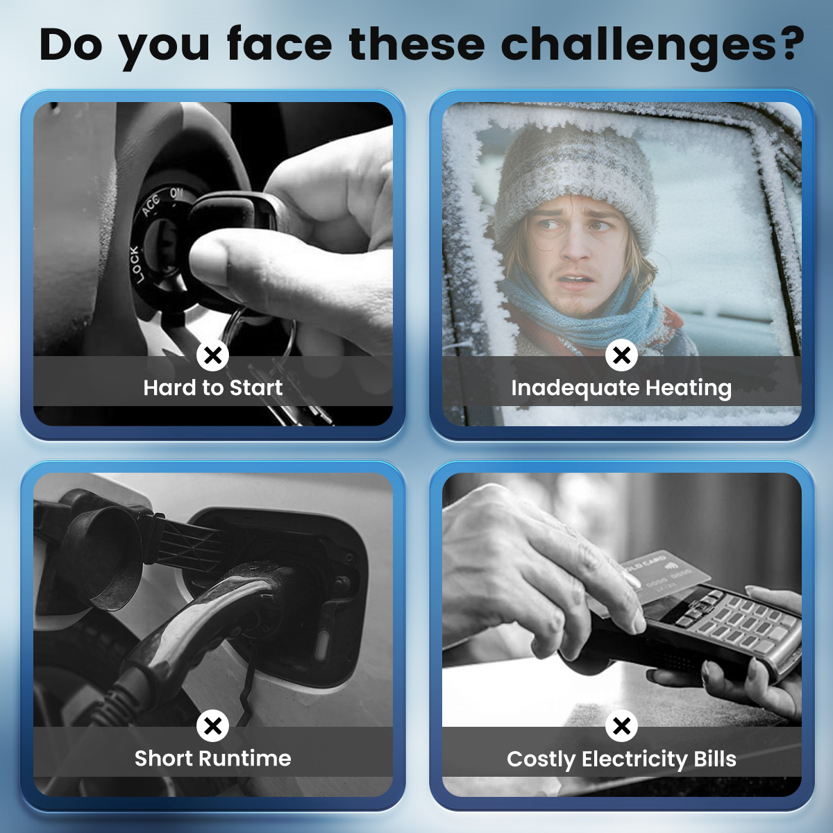 Image showing the connection of the air inlet pipe to the heater's air intake.