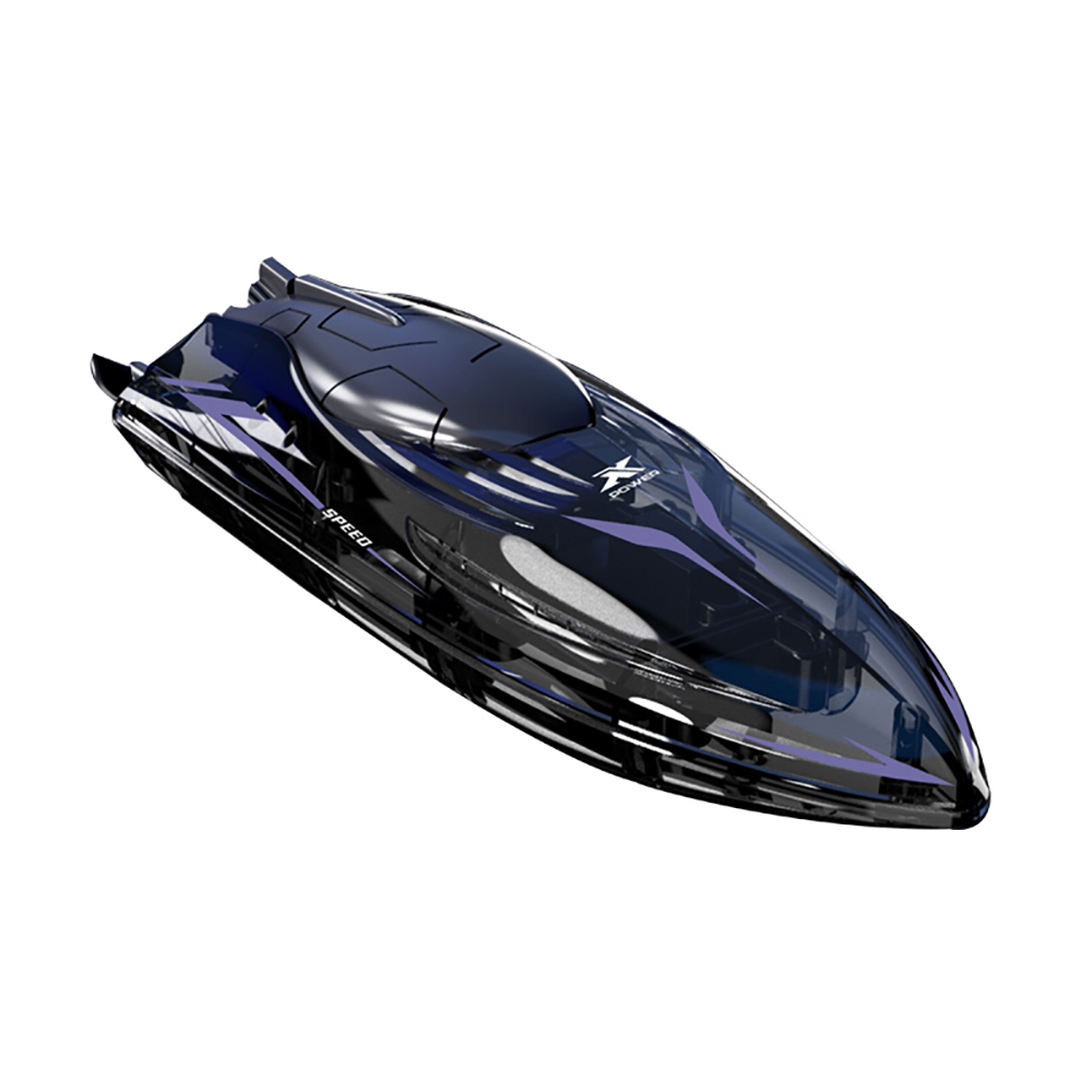 YTRC 802 RC Boat 2.4G Stunt 360° Rolling  with LED Lights 5CH RC Boat High Speed Speedboat Waterproof 20km/h Electric Racing Vehicles Models Lakes Pools Remote Control Toys
