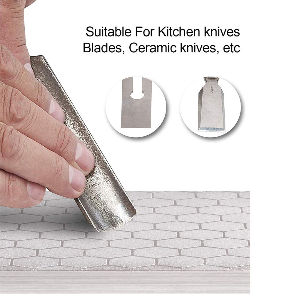 Rhombic/ Honeycomb/ Full Sand Double-Sided Diamond Sharpening Plate Diamond Sharpener for Knife Sharpening