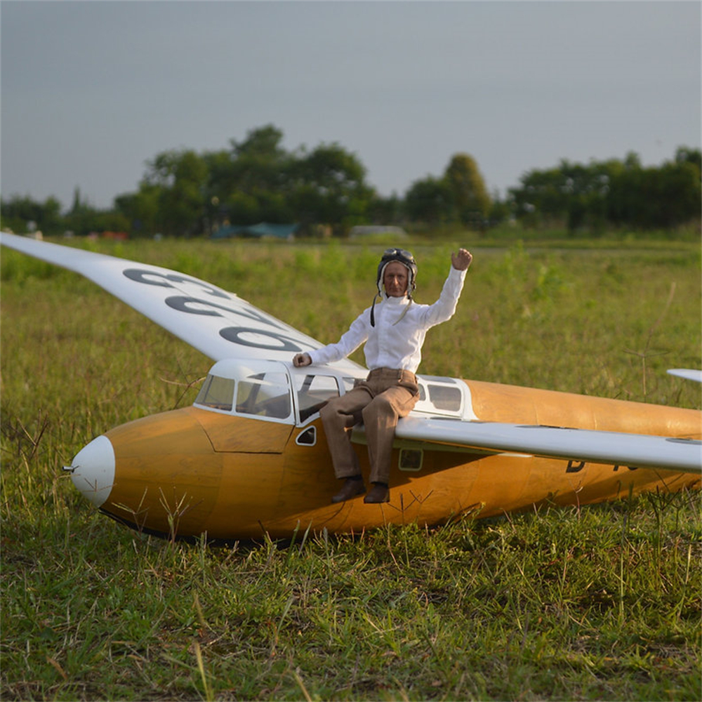 Tony Ray's Aero Model Minimoa Mo2a 2884mm Wingspan 1/6 Scale SD7032 Airfoil Balsawood RC Airplane Glider KIT