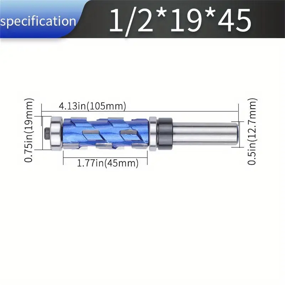 High-Grade Carbide Flush Trim Router Bit with 1/2