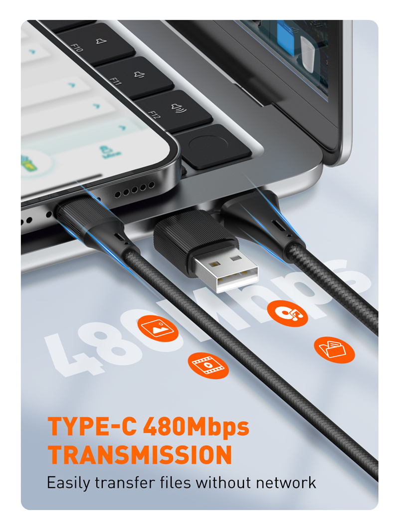 LDNIO LC97uc 100W USB-A/Type-C to Type-Cx2/iP Cable PD QC3.0 Fast Charging Data Transmission Copper Core Line 1.2M Long for iPhone 16 15 14 Pro Max for Huawei Mate XT for Samsung Galaxy Z Flip6