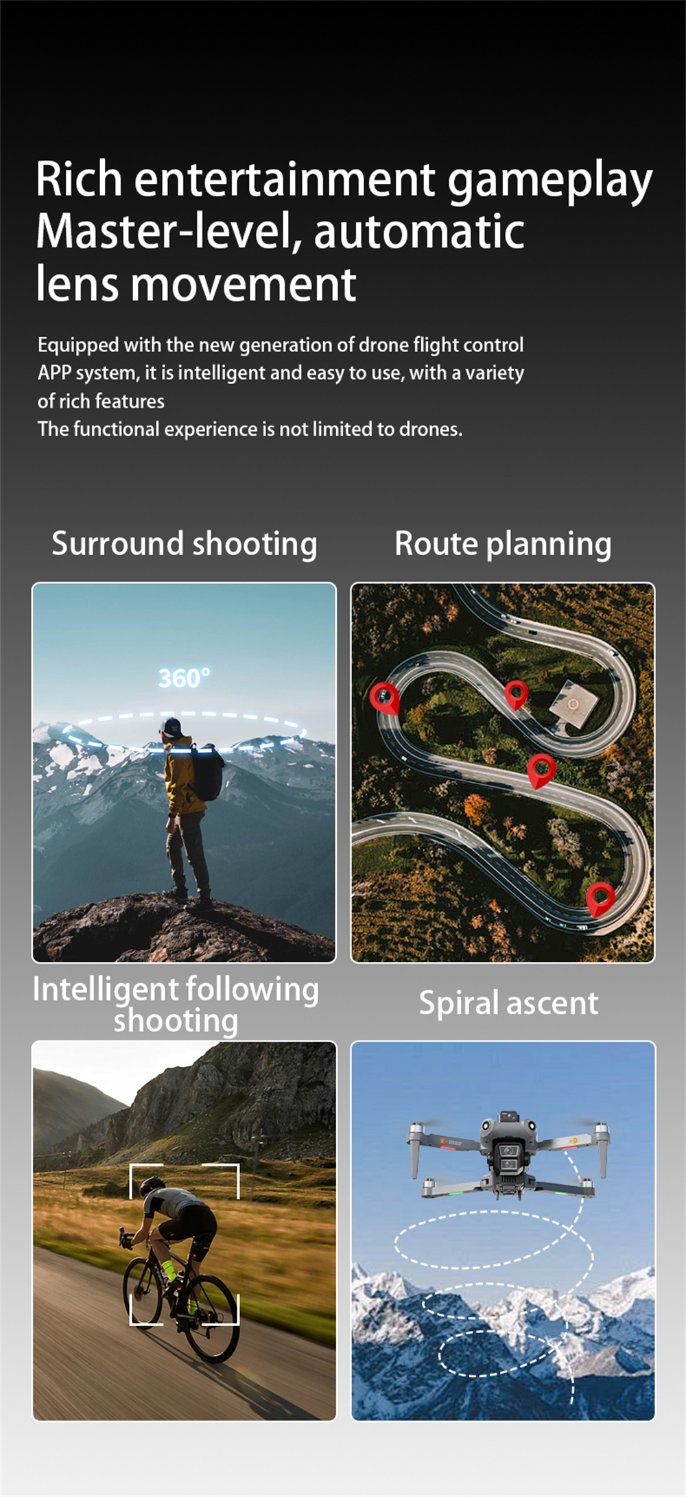 LYZRC L300 Ultra GPS 5G Digital FPV with 5.9inch Touchable LCD Screen Controller 4K HD Dual Camera Servo Gimbal 360° Obstacle Avoidance Brushless Foldable RC Drone Quadcopter RTF