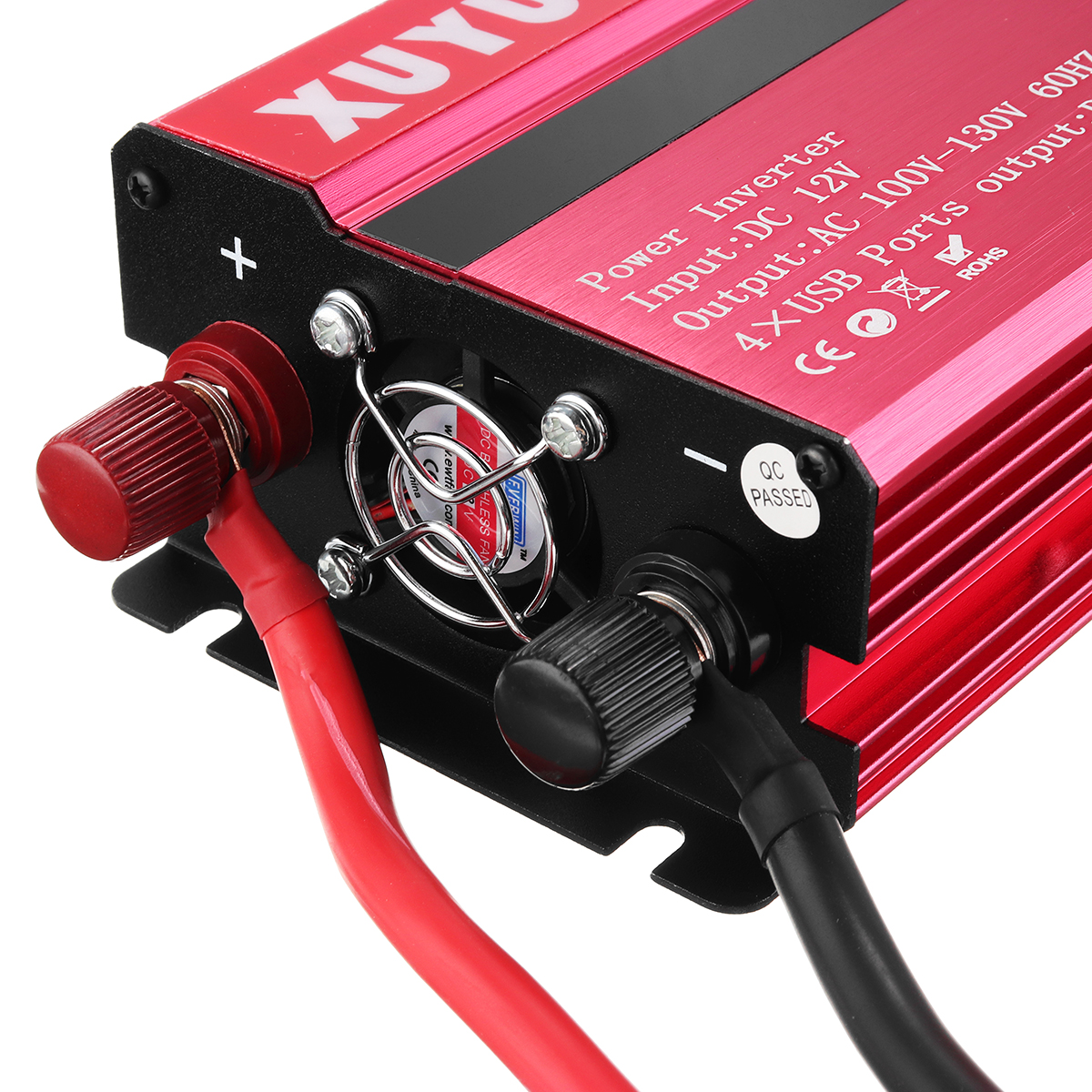 Xuyuan Dual Voltage Inverter with LED Display Dual Sockets Power Inverter 12V/24V to 220V with Modified Sine Wave