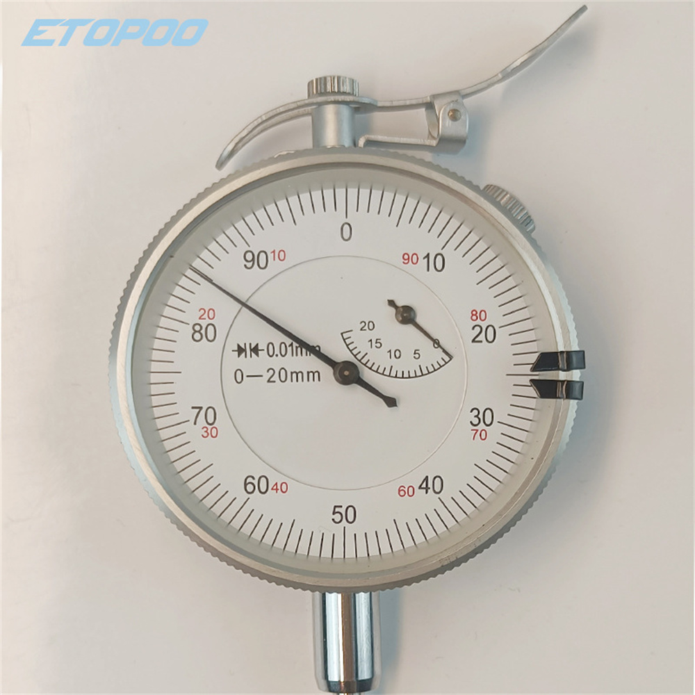 ETOPOO 20MM 0-100HC Dial Indicator Imperial Dial Bore Gauge Indicator Hour Type Micrometer Gauges
