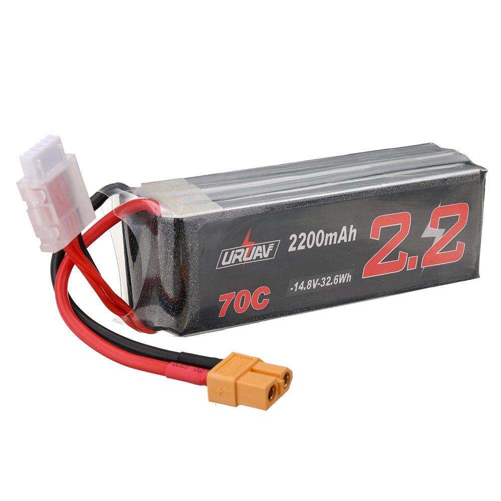 URUAV 14.8V 2200mAh 70C LiPo Battery XT60 Plug for RC Drone