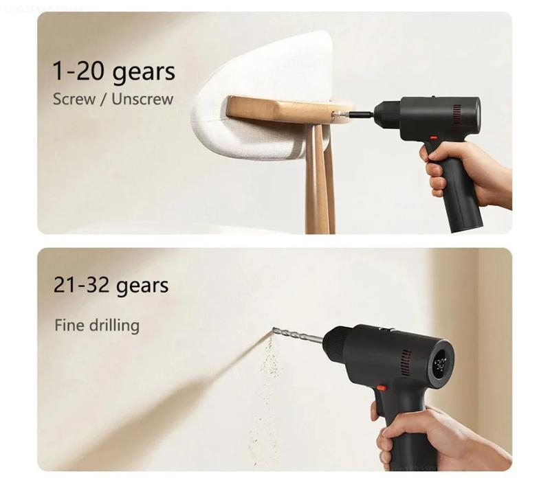 Xiaomi Mijia Brushless Electric Drill 2 50Nm Torque 1900mAh