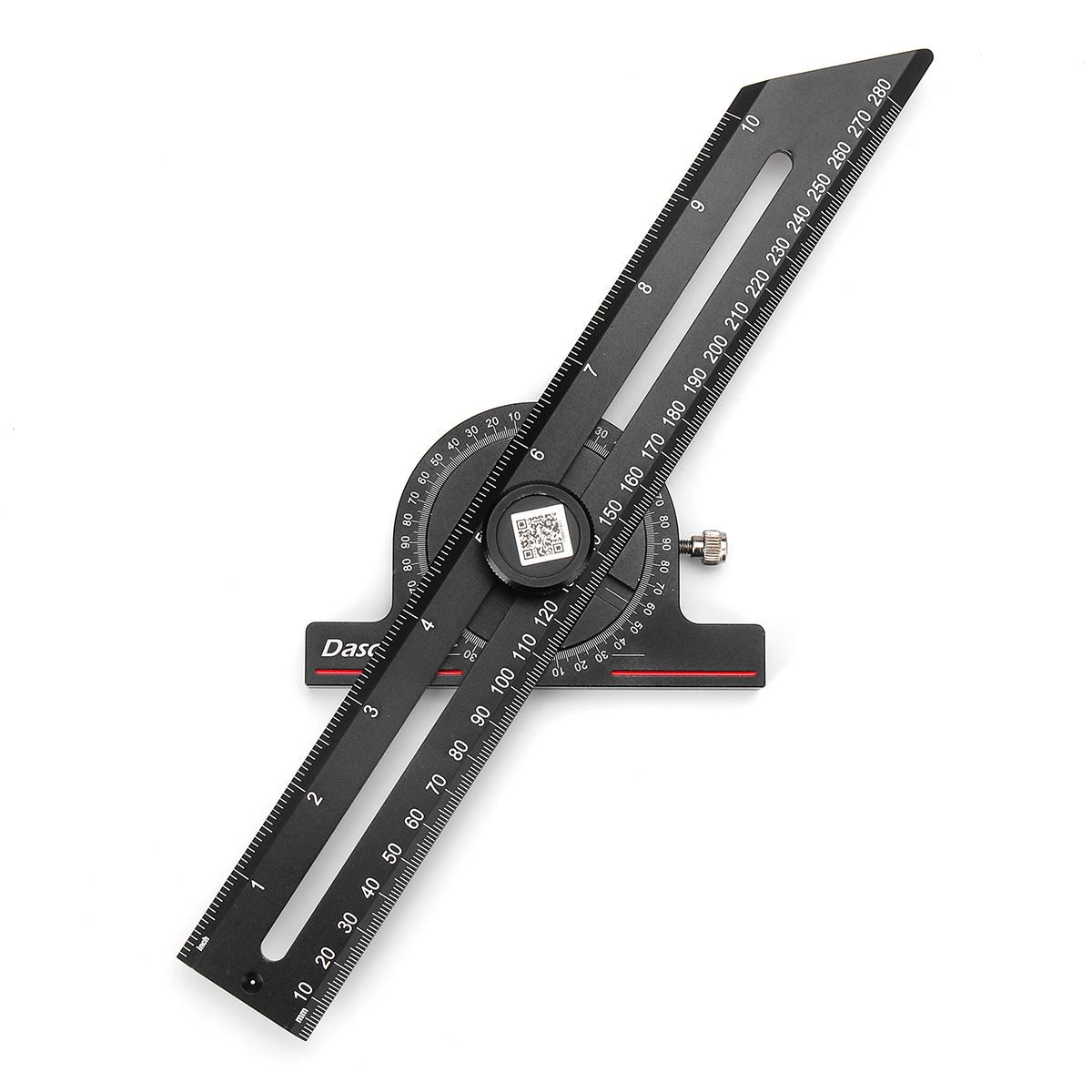 Multifunctional Woodworking Marking Ruler Gauge CNC-Machined Anodized Aluminum For Woodworking Projects and DIY Enthusiasts