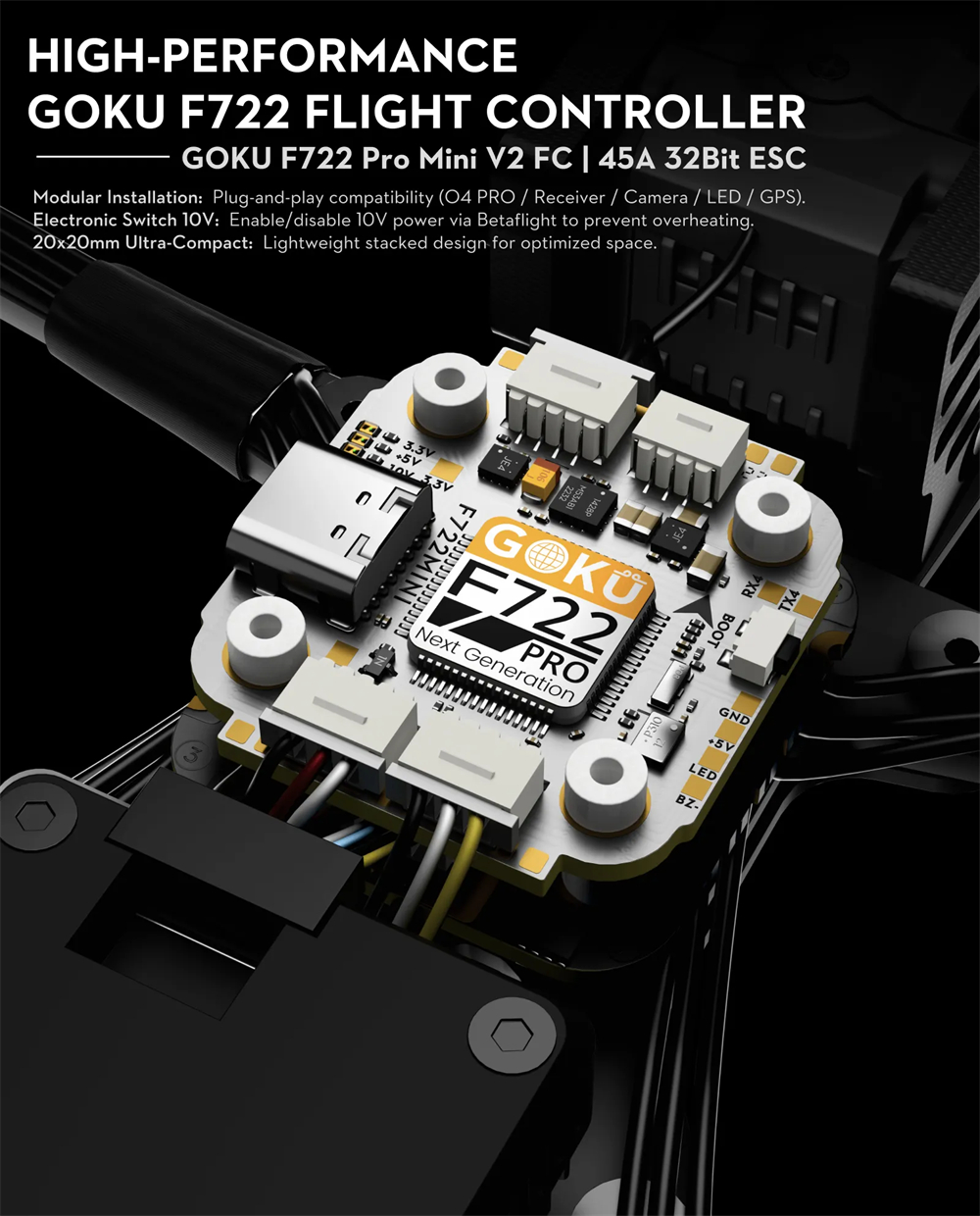 Flywoo Explorer LR 4 HD O4 4 Inch Long Range GPS RC FPV Racing Drone BNF PNP with Goku F722 mini Stack
