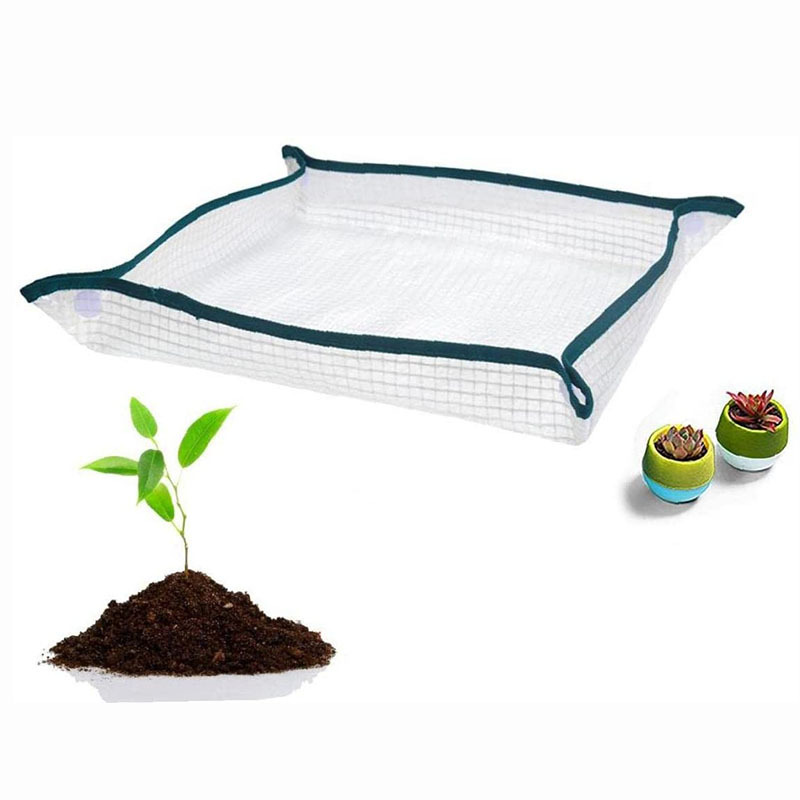 Foldable Planting Mat 50x50cm Gardening Potting Mats Waterproof Dust Proof Repotting Mat Transplanting Pad Flower Plant Pots Pads