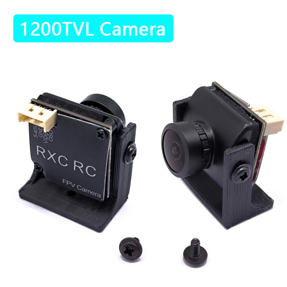 EWRF Long Range 5.8Ghz 2W FPV Wireless Transmitter 2000mW VTX with Dual Video FPV Camera 2.1mm CMOS 1200TVL for RC Drone