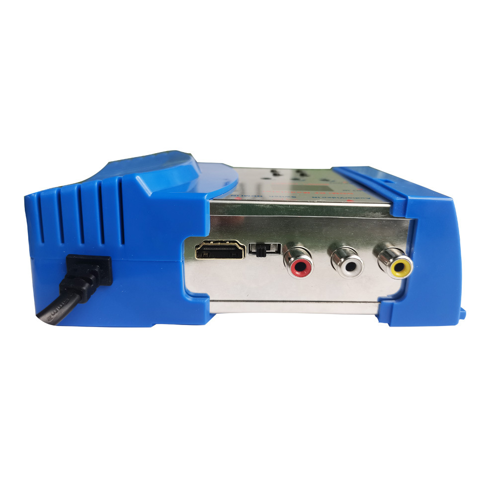 HDMI/AV to RF HD Modulator HDM69L Adjustable Output Wide VHF/UHF Frequency Range PAL Format Support Plug-and-Play Installation