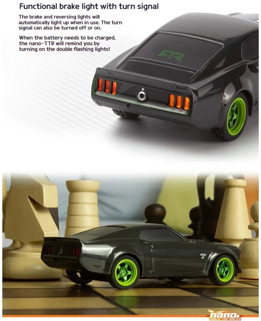 HPI 160980 1/64 2WD 2.4G Drift RC Car Nano TTR Mustang Geunine Authorization Vehicle Models RTR