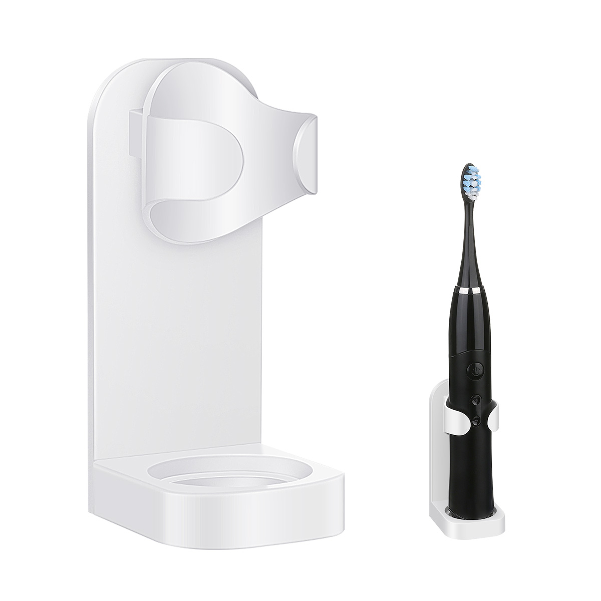 Saldi Portaspazzolino elettrico da parete, supporto da bagno, prodotti in  plastica, portaoggetti per dentifricio - Banggood Italia Mobile