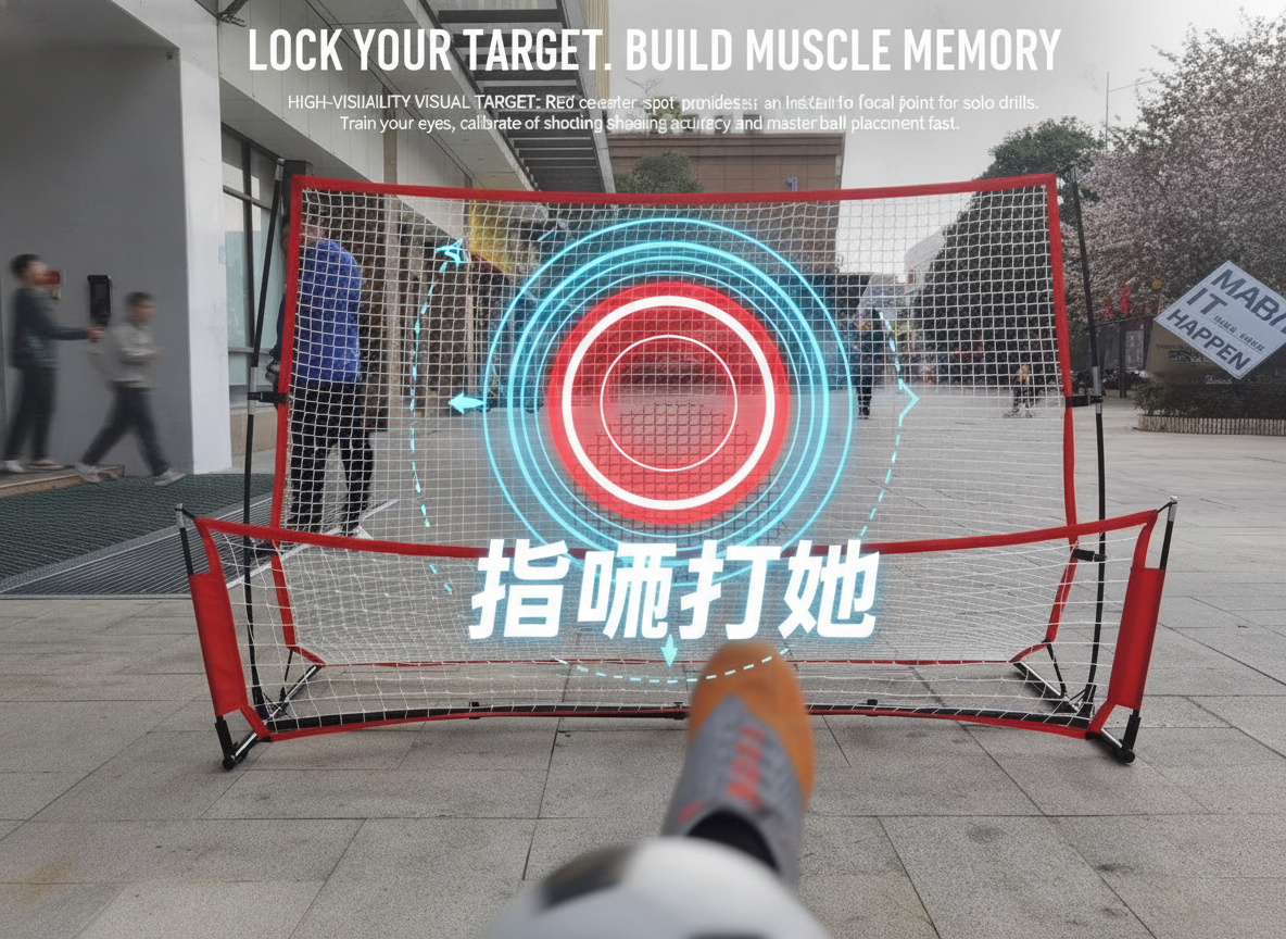Warmounts 2 in 1 Baseball Rebounder Net Double Sided Soccer Pitching Throwing Catching Passing Trainer Heavy Duty Steel Frame with Target Backyard Solo Practice Ball Return Screen for Kids Adults Warmounts
