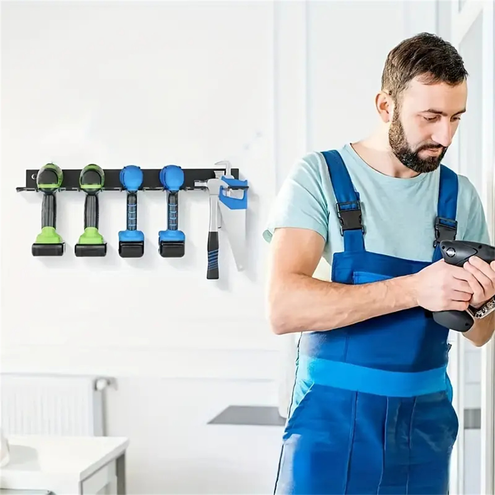 Tool Rack Electric Tool Organizer Heavy-duty Metal Tool Rack Drill Wall-mounted Storage Rack Tool Storage Organizer Bracket