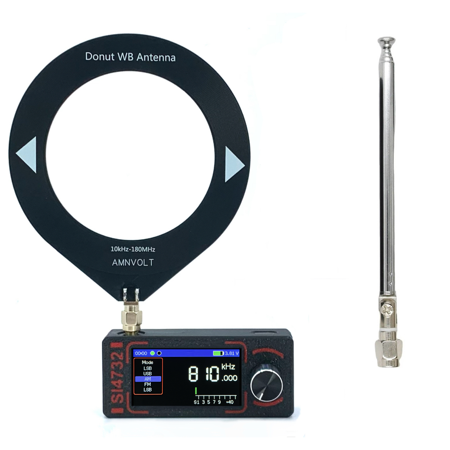 ESP32-S3 SI4732 ポケットラジオ DSP 受信機 フルバンド FM AM MW SW