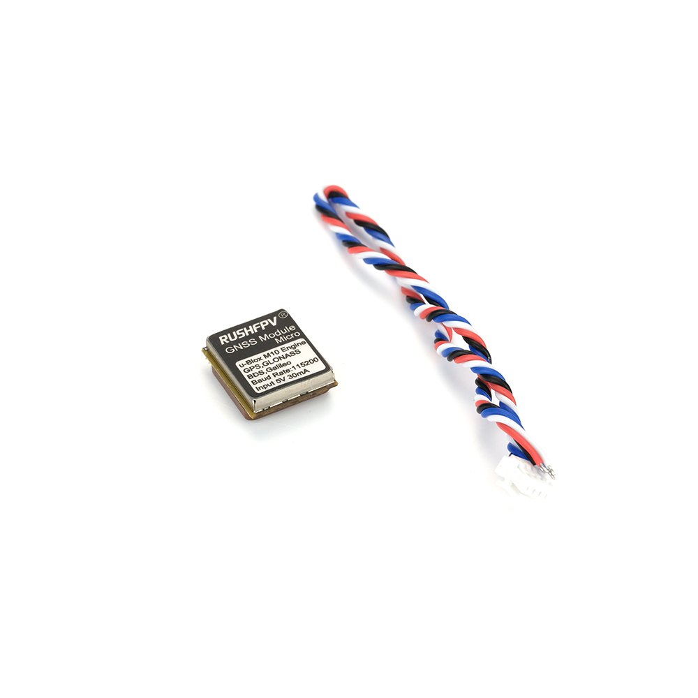 RUSHFPV GNSS Micro M10 GPS Module 10HZ Rate Built-in Ceramic Antenna for RC FPV Freestyle Drone DIY Parts