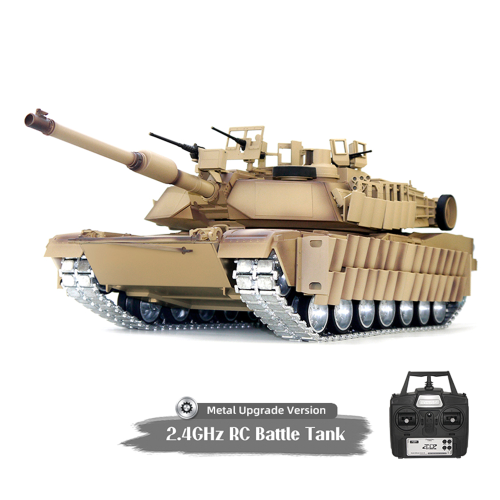 Tongde Model M1212 American MIA2 SEP TUSK II ABRAMS 1/16 2.4G RC Tank Loud Speaker Battle Shooting RC Car Vehicle Models RTR Toys