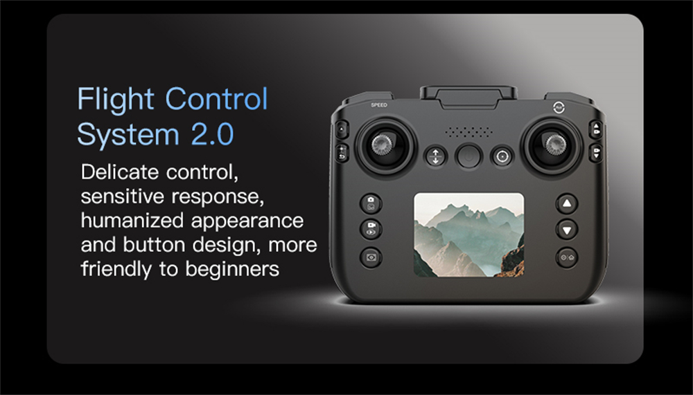 ZLL Beast SG800 PRO WiFi FPV with LCD Screen Controller HD ESC Dual Camera Optical Flow Positioning Hover Brushless Circle Protection Kids Gifts 2.4G 4CH 6-Axis Remote Control RC Toys Drone Quadcopter RTF