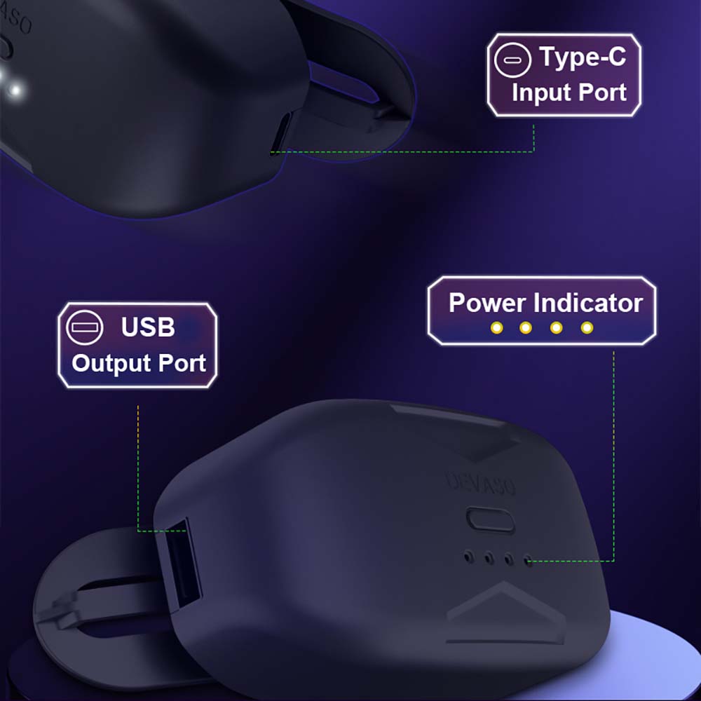 STARTRC FPV Goggles Battery Fast Charging Power Bank For DJI Avata FPV Goggles V2 and DJI Goggles 2