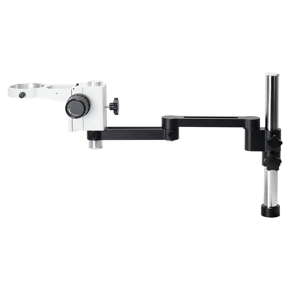HAYEAR Articulating Arm Clamp Microscope Bracket 76mm 50mm Focusing Holder For Stereo Microscope Monocular lens Camera