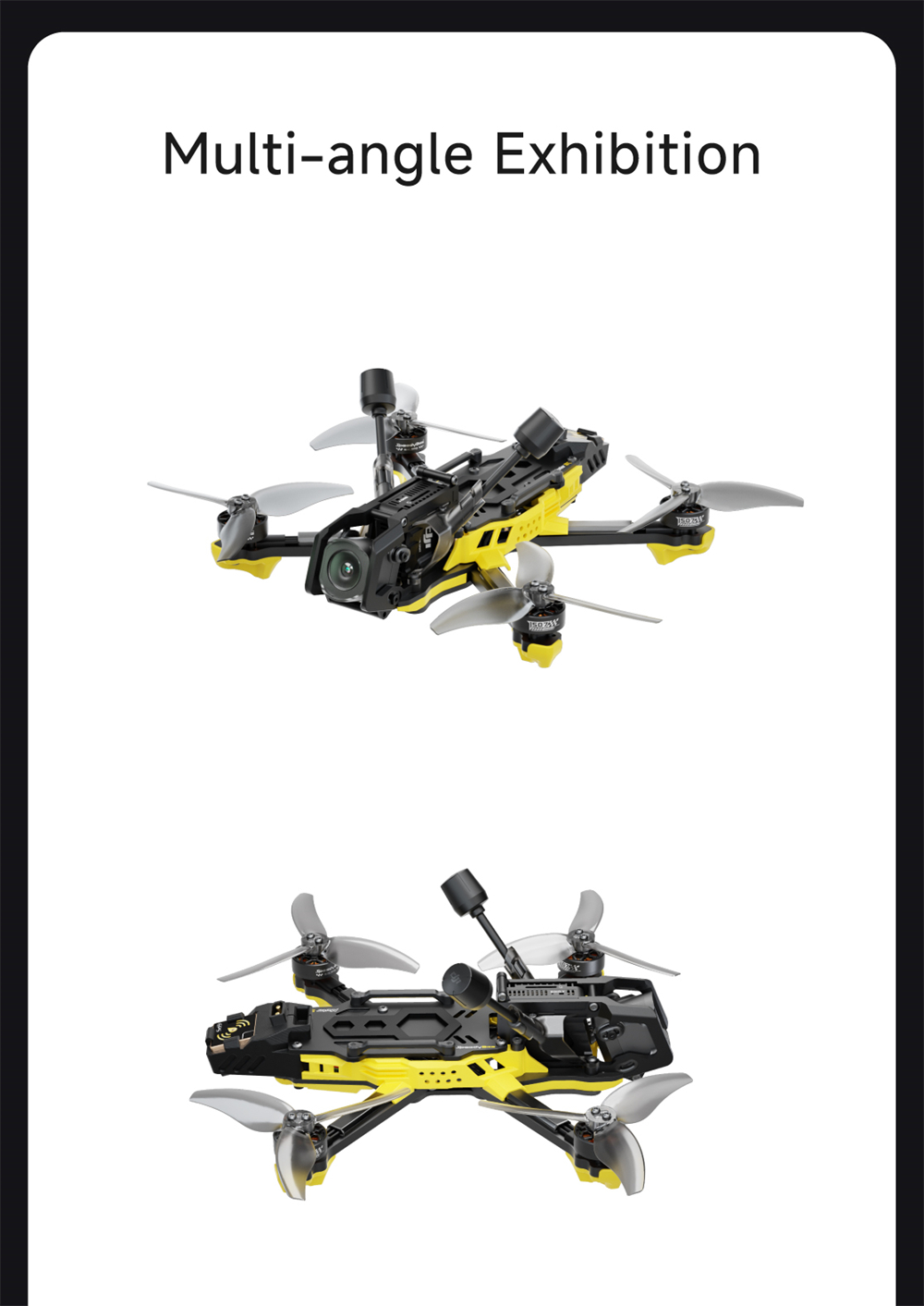 SpeedyBee Master 3X Modular 171mm 4S F4 FPV Racing Drone PNP BNF with O4 Pro / Power Version Optional