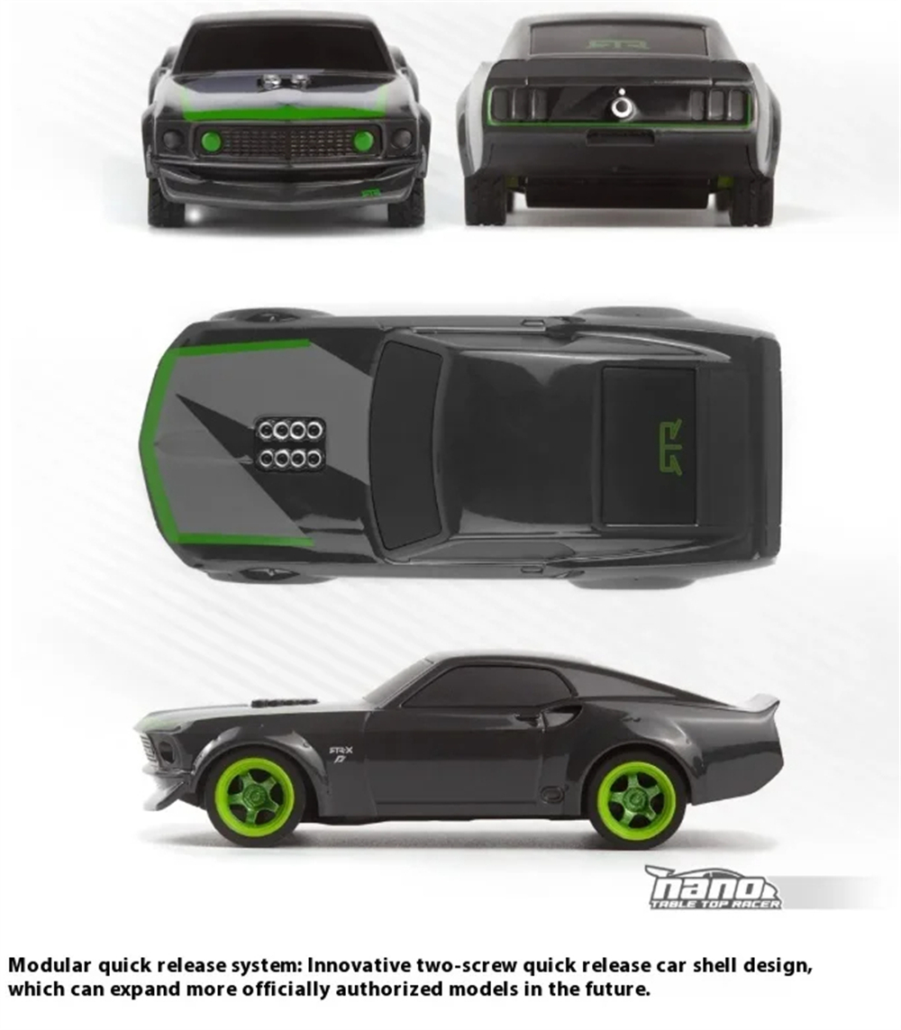 HPI 160980 1/64 2WD 2.4G Drift RC Car Nano TTR Mustang Geunine Authorization Vehicle Models RTR