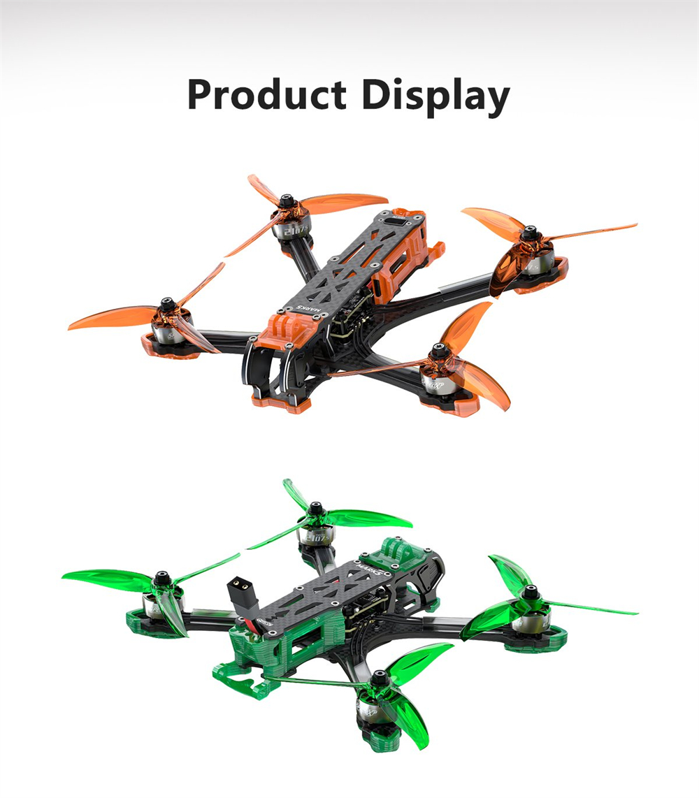 GEPRC MARK5 230mm 5 Inch 6S DC WTFPV Drone PNP BNF Compatible with DJI O4 Pro Air Unit Digital System