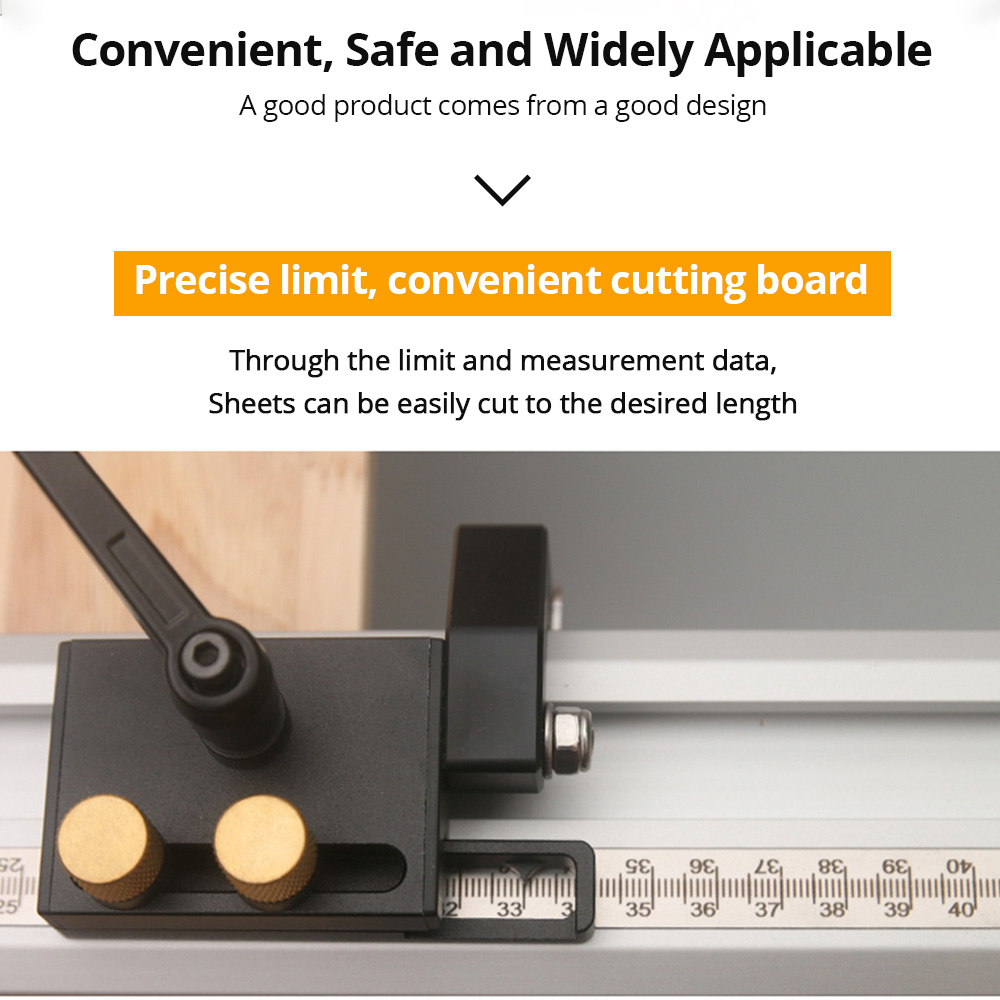 Wnew Precision Guide Rail Limit Cutting  Robust and Versatile Tool for Precise Smooth Cutting Ideal for Woodworking Projects