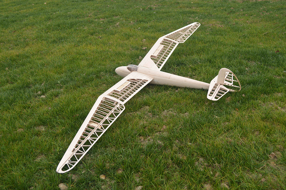 Tony Ray's Aero Model Minimoa 2844mm Wingspan Balsa Wood RC Airplane Glider KIT