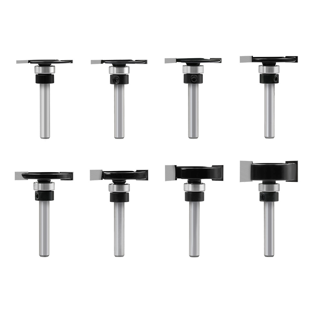 LAVIE 6mmシャンクTスロットルーター切削ビットタングステンカーバイド