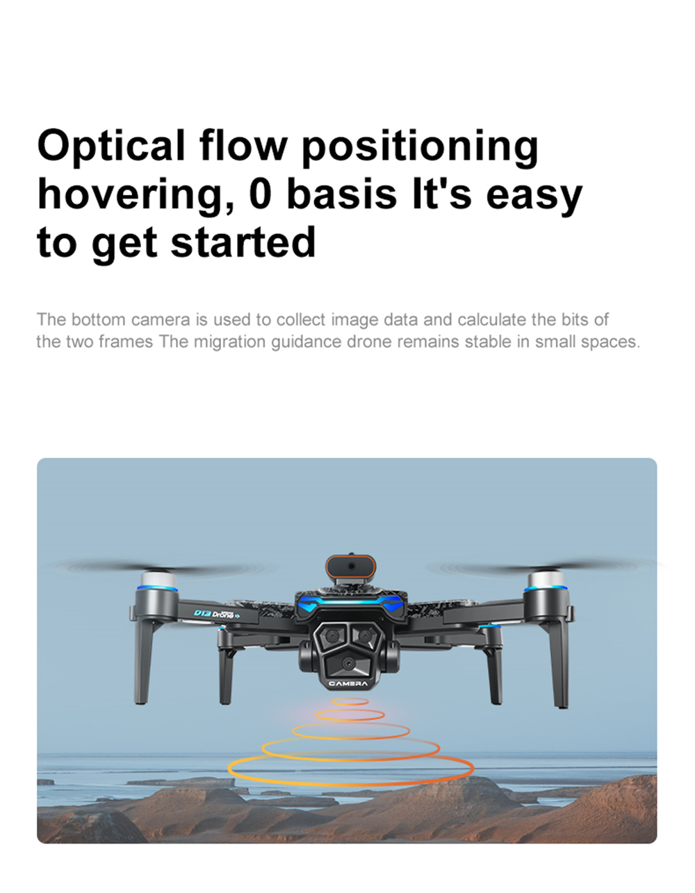 PJC D13 WiFi FPV with 5.6inch LCD Screen Controller 720P HD Dual Camera Servo Gimbal 360° Obstacle Avoidance Brushless Foldable RC Drone Quadcopter RTF