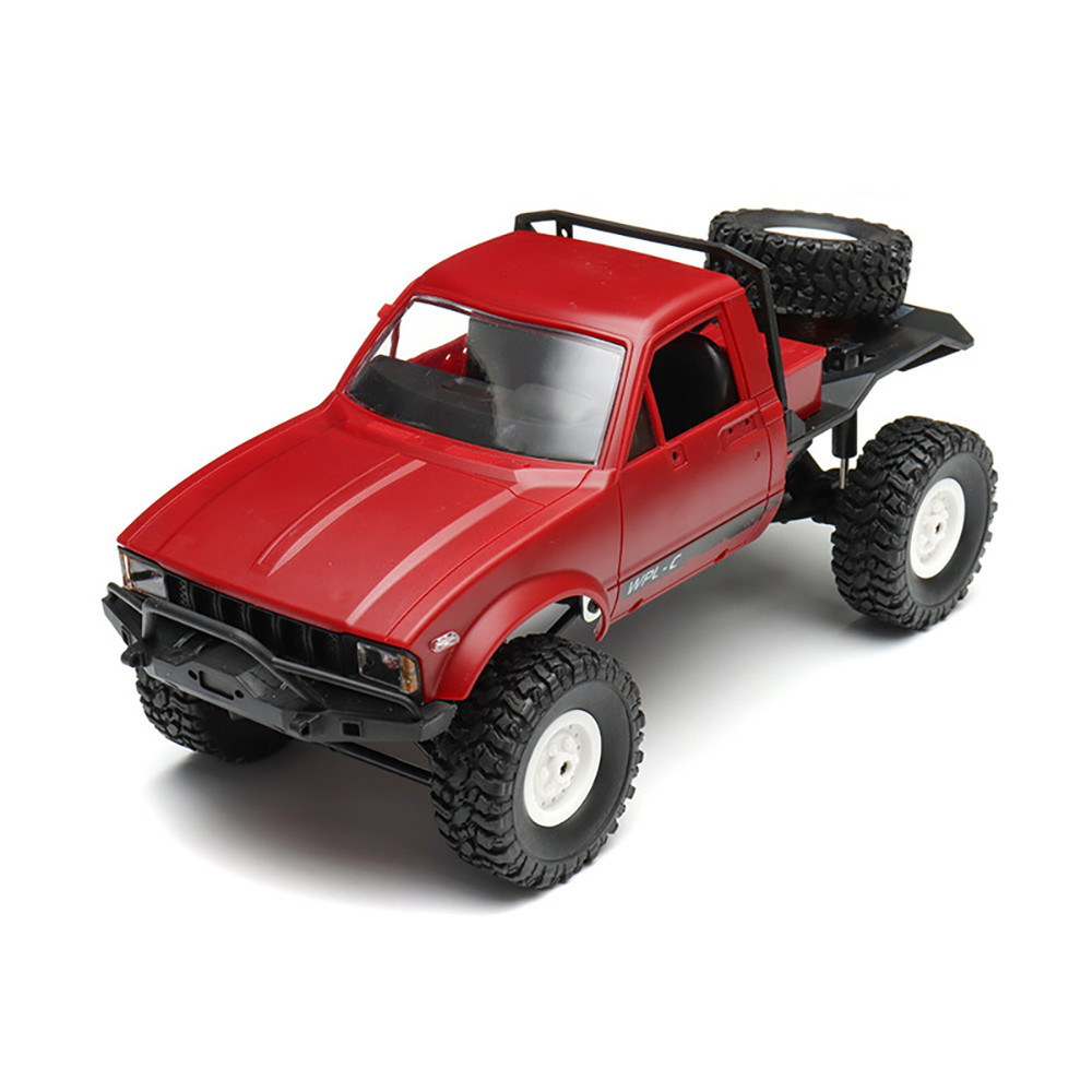 WPL C14 upgrade 1/16 2.4G 4WD Off Road RC Military Car Rock Crawler Truck With LED Full Proportional Control RTR Toys