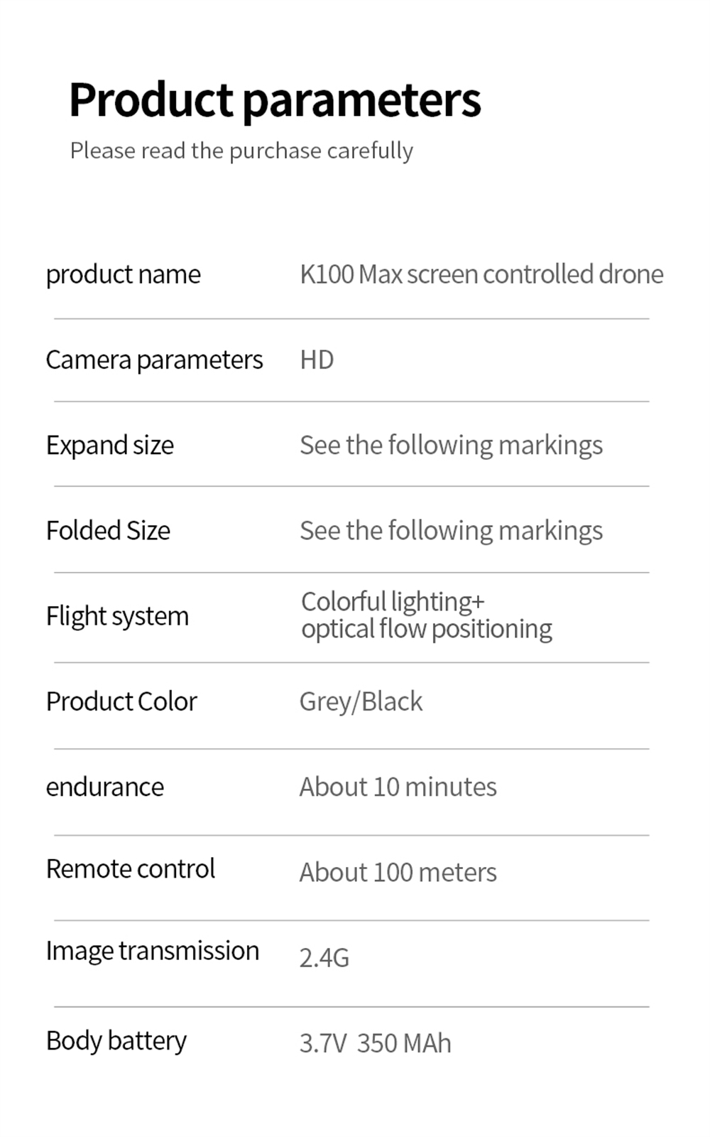 XKJ K100 MAX MINI WiFi FPV with LCD Screen Controller HD Dual Camera Optical Flow Hover Dazzling Lights Circle Protection Kids Gifts 2.4G 4CH 6-Axis Remote Control RC Toys Drone Quadcopter RTF