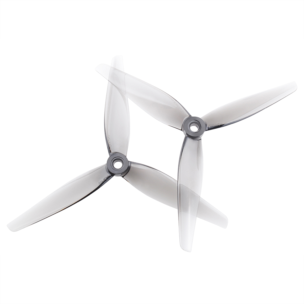 2 Pairs HQProp 5.5X3.5X3 V2 Grey 5535 5.5 Inch 3-Blade Propeller 5mm Hole for RC Drone FPV Racing