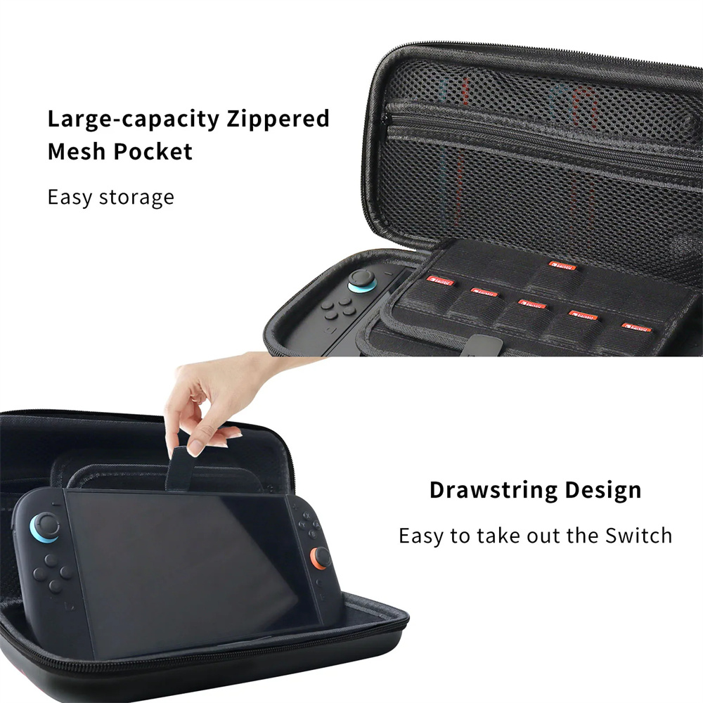 Étui de transport rigide pour console de jeu, sac de rangement de voyage de rigide en EVA série X/S, compartiments - Informatique