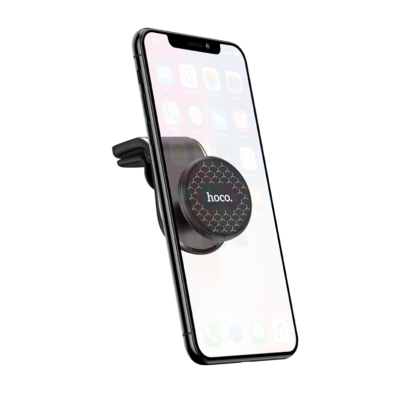 HOCO CA59 Magnetic Car Phone Holder Air Outlet In-car Phone Bracket Stand for iPhone 12 13 14 for Huawei Mate50 for Samsung Galaxy S23 for Xiaomi 13pro for Oppo Reno9