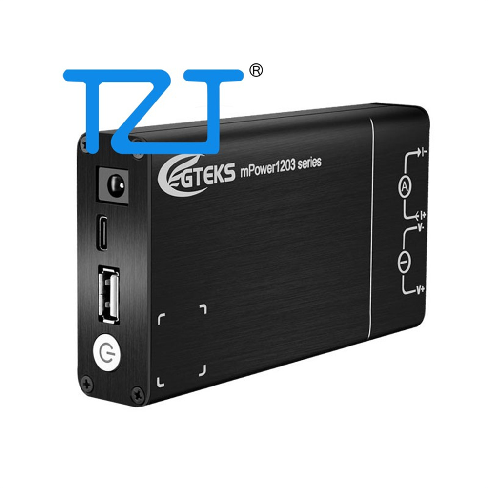 TZT mPower1203 DC Power Monitor Portable Analyzer Adjustable Regulated Output High Precision 0-20A Current Range