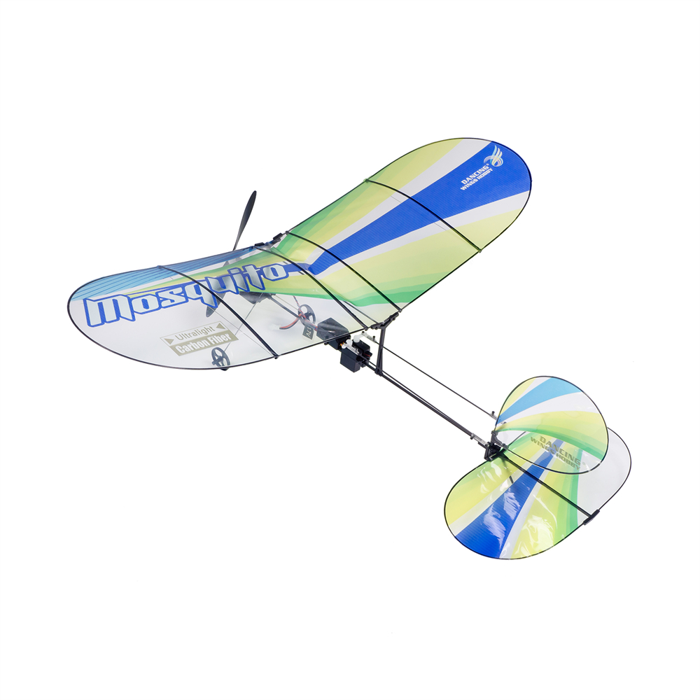 Dancing wings hobby e43 mosquito 360mm wingspan slow flyer indoor mini rc airplane pnp with dsmx/2 rx & tx combo 